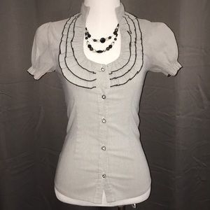 3 for $15: CRZ  XS button down top.